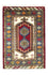 Turkaman tapijt - 87 x 60 cm - rood