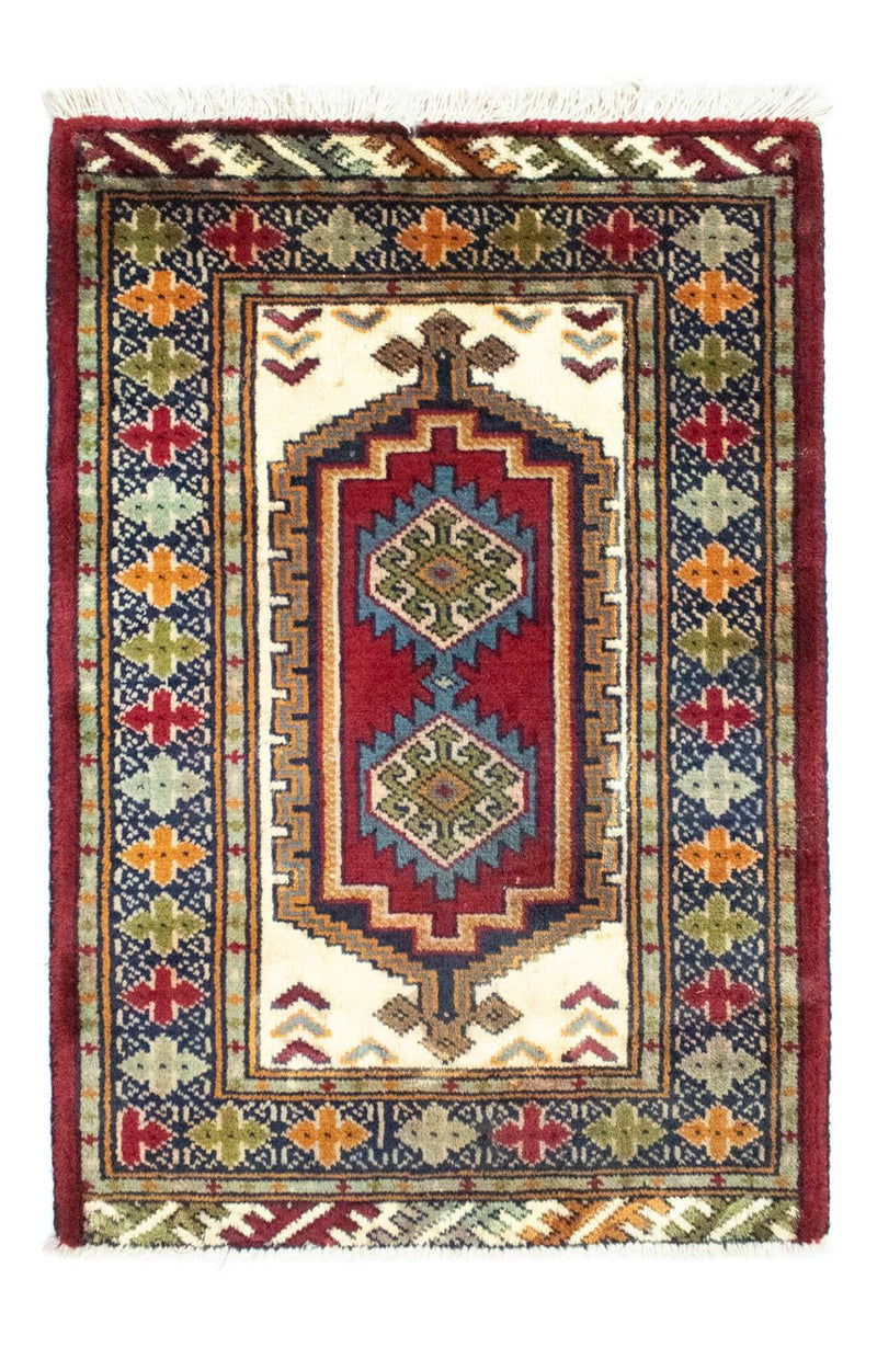 Turkaman tapijt - 87 x 60 cm - rood