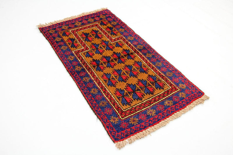 Baluch tapijt - 135 x 75 cm - oranje