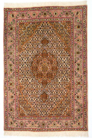 Perzisch tapijt - Tabriz - Royal - 125 x 83 cm - bruin