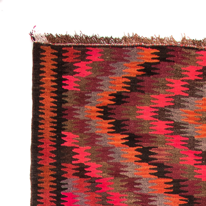 Loper Kelim tapijt - Oud - 380 x 150 cm - veelkleurig