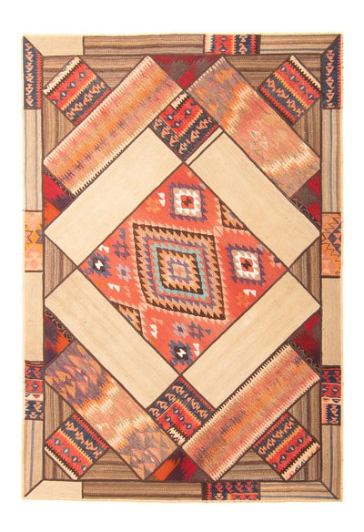 Patchwork tapijt 160x230cm - Perserteppich Wollteppich