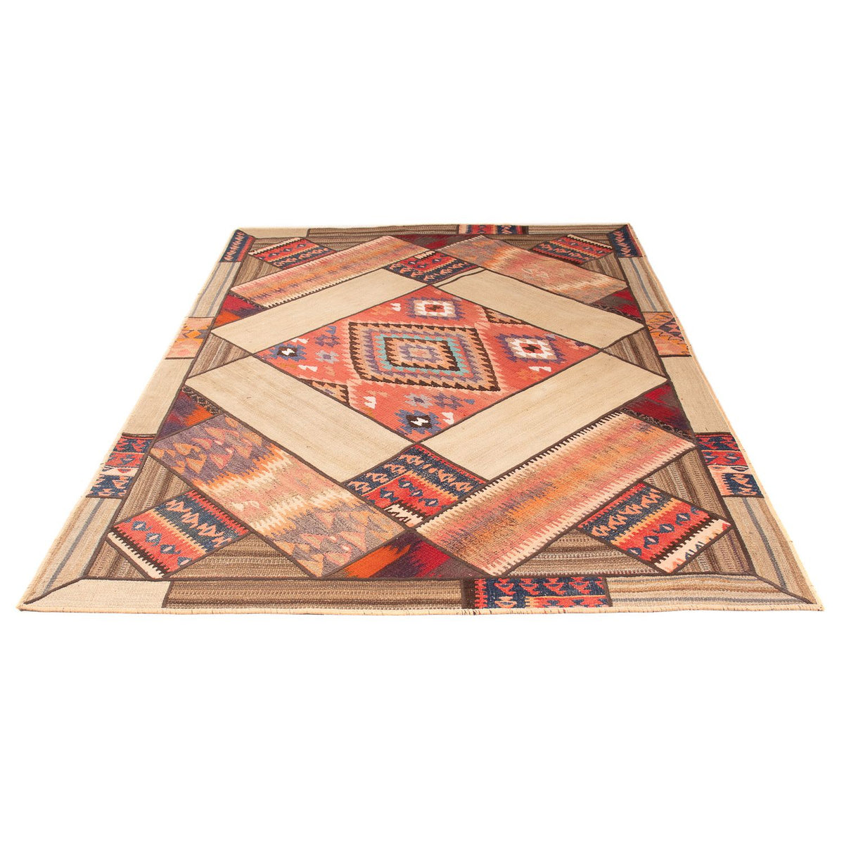 Patchwork tapijt - 230 x 160 cm - veelkleurig