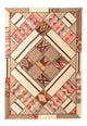 Patchwork tapijt 230x160cm - Perserteppich Wollteppich