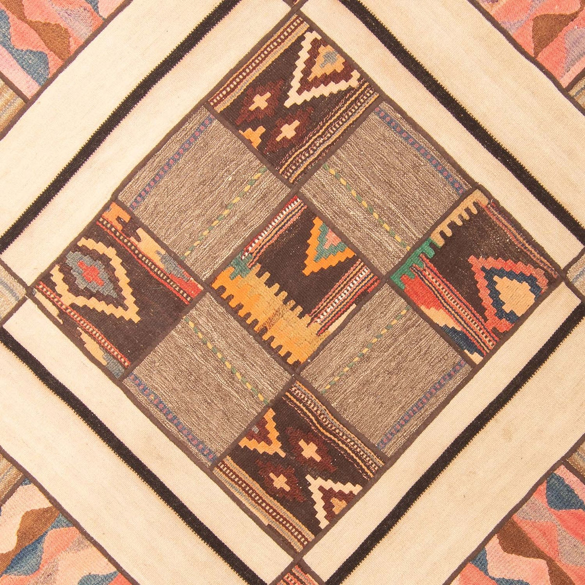 Patchwork tapijt - 230 x 160 cm - veelkleurig