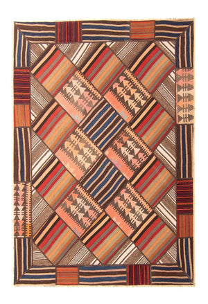 Patchwork tapijt - 200 x 150 cm - veelkleurig