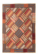 Patchwork tapijt 200x150cm - Perserteppich Wollteppich