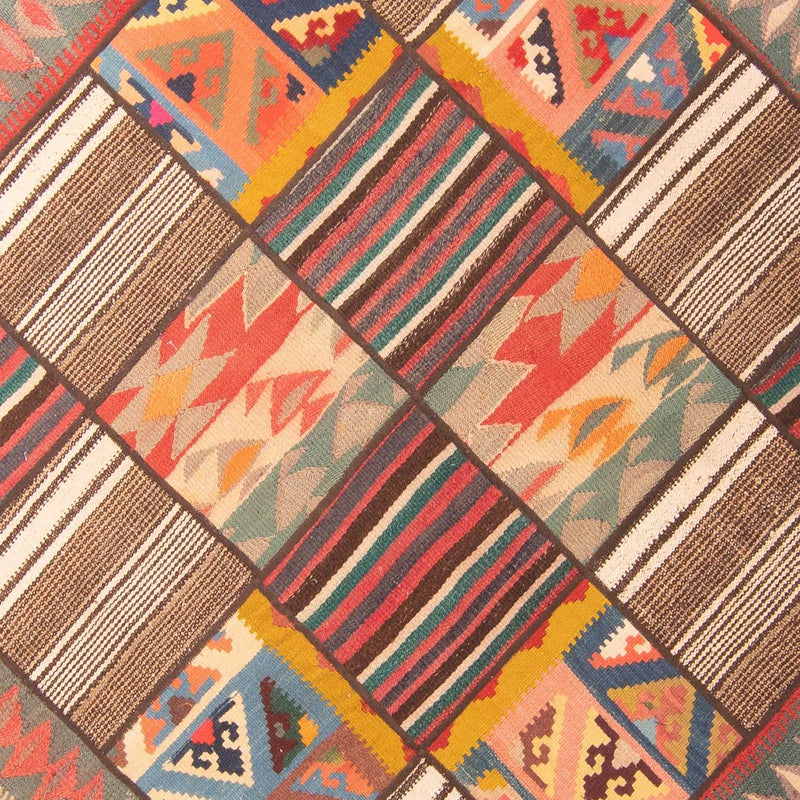 Patchwork tapijt - 200 x 150 cm - veelkleurig