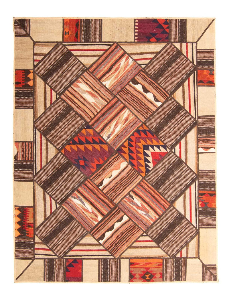 Patchwork tapijt - 200 x 150 cm - veelkleurig