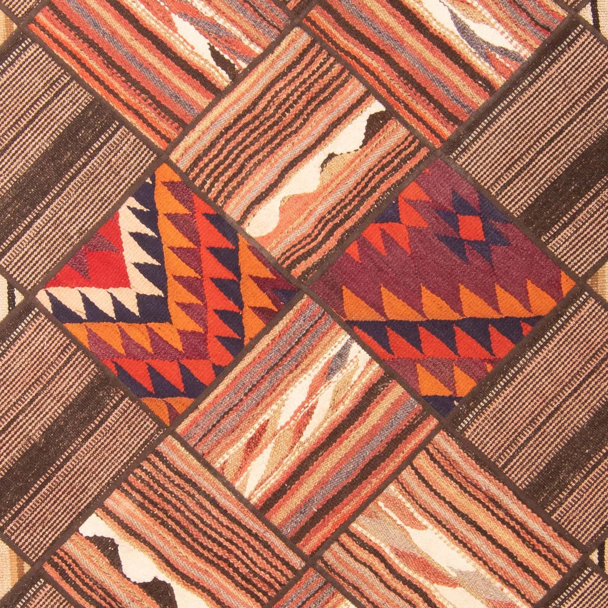 Patchwork tapijt - 200 x 150 cm - veelkleurig