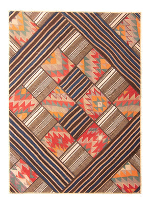Patchwork tapijt - 200 x 150 cm - veelkleurig