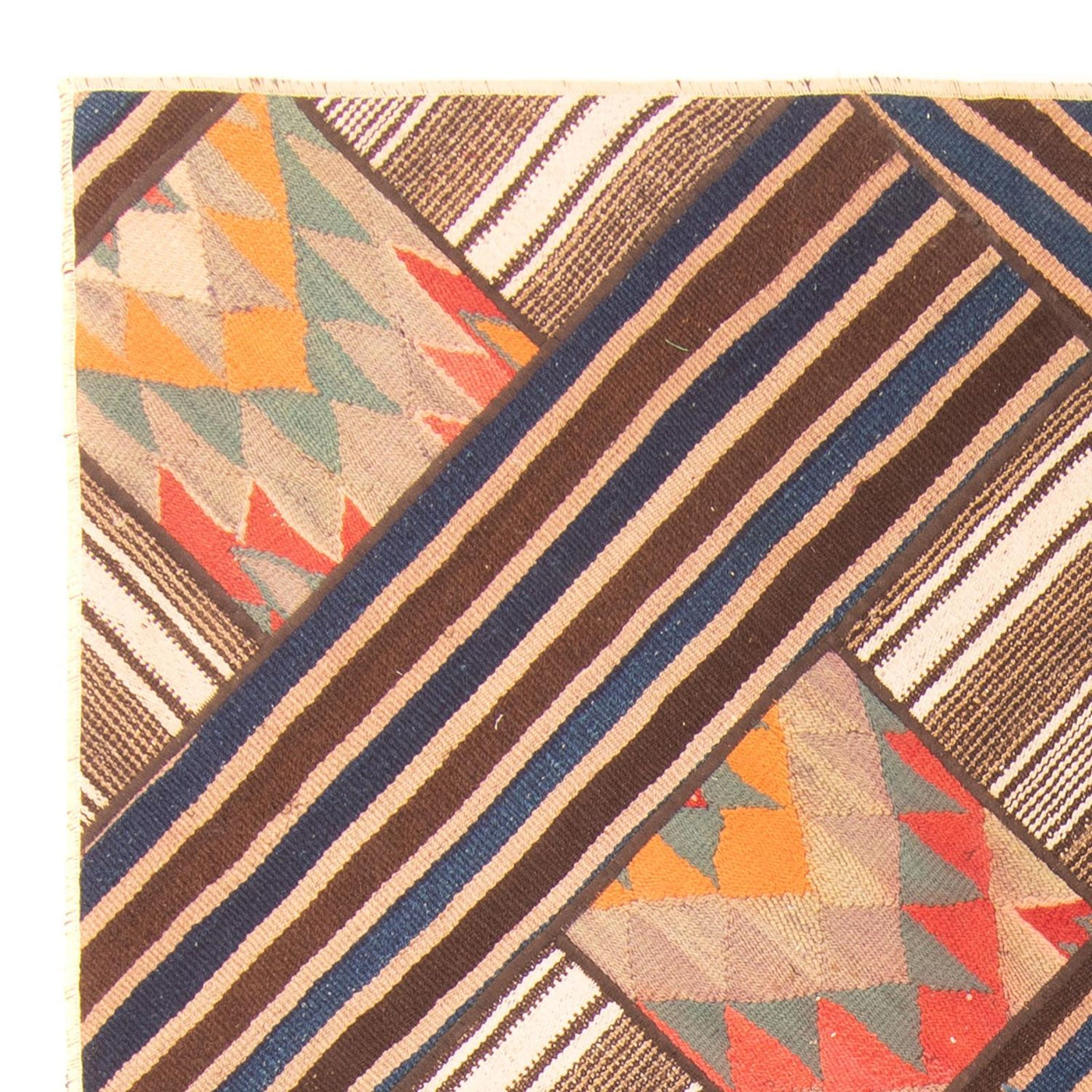 Patchwork tapijt 200x150cm - Perserteppich Wollteppich