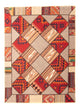 Patchwork tapijt 200x150cm - Perserteppich Wollteppich