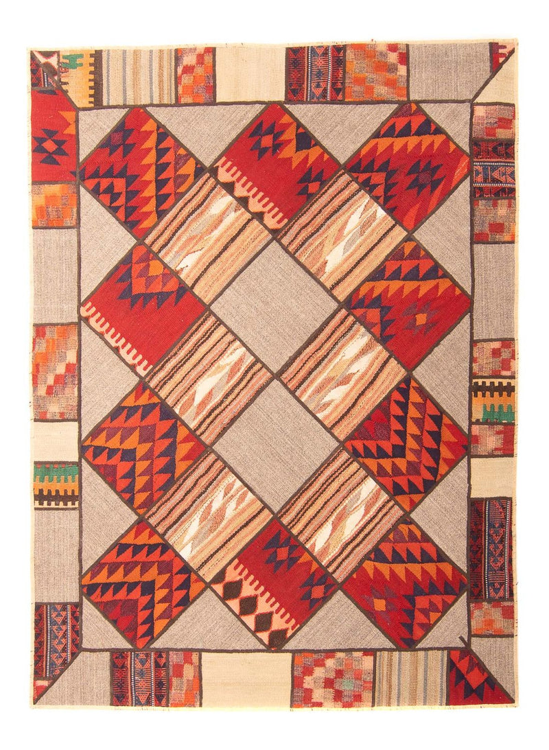 Patchwork tapijt - 200 x 150 cm - veelkleurig