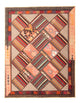 Patchwork tapijt 200x150cm - Perserteppich Wollteppich