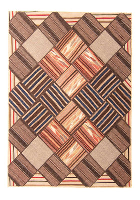 Patchwork tapijt - 200 x 150 cm - veelkleurig