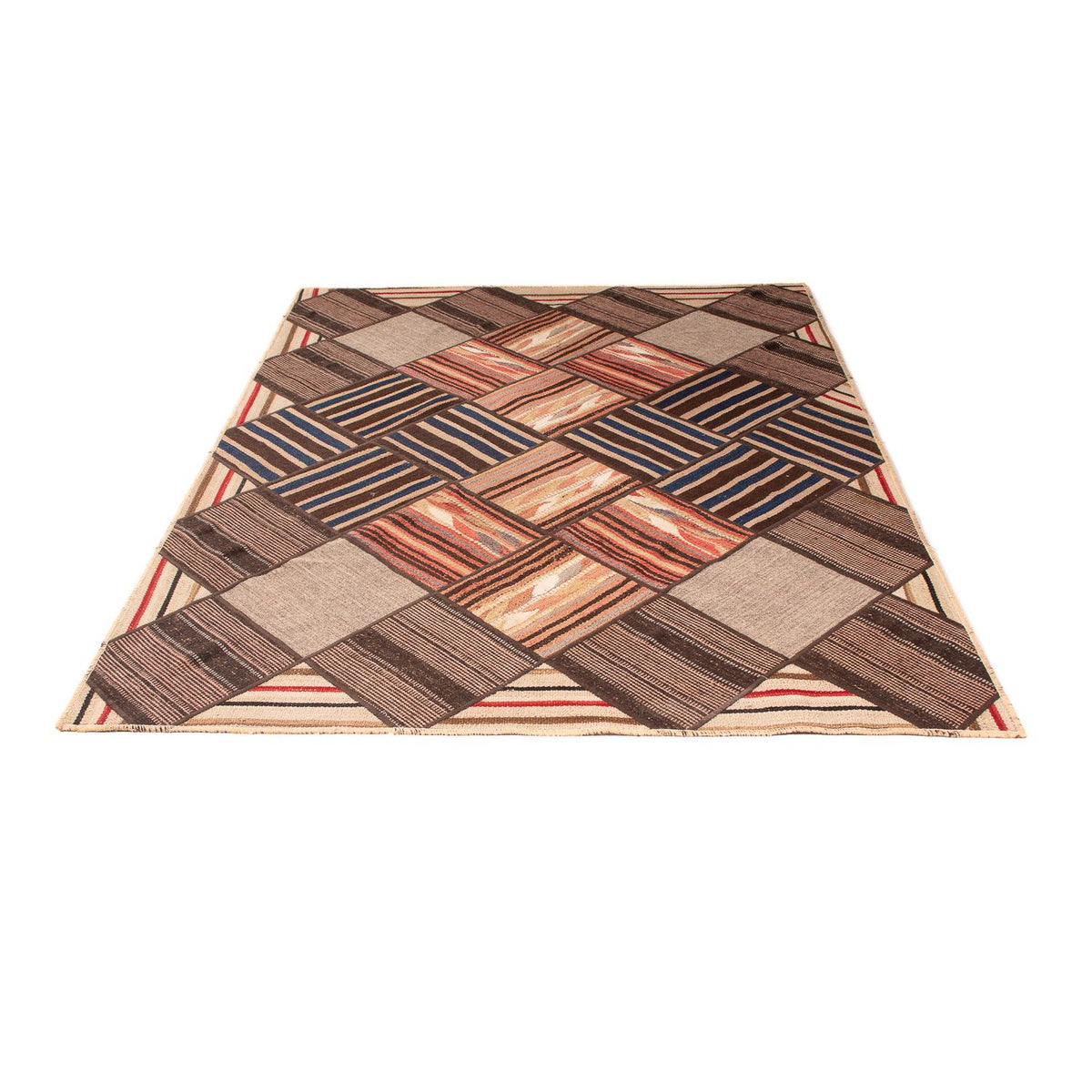 Patchwork tapijt - 200 x 150 cm - veelkleurig