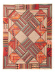 Patchwork tapijt 200x150cm - Perserteppich Wollteppich