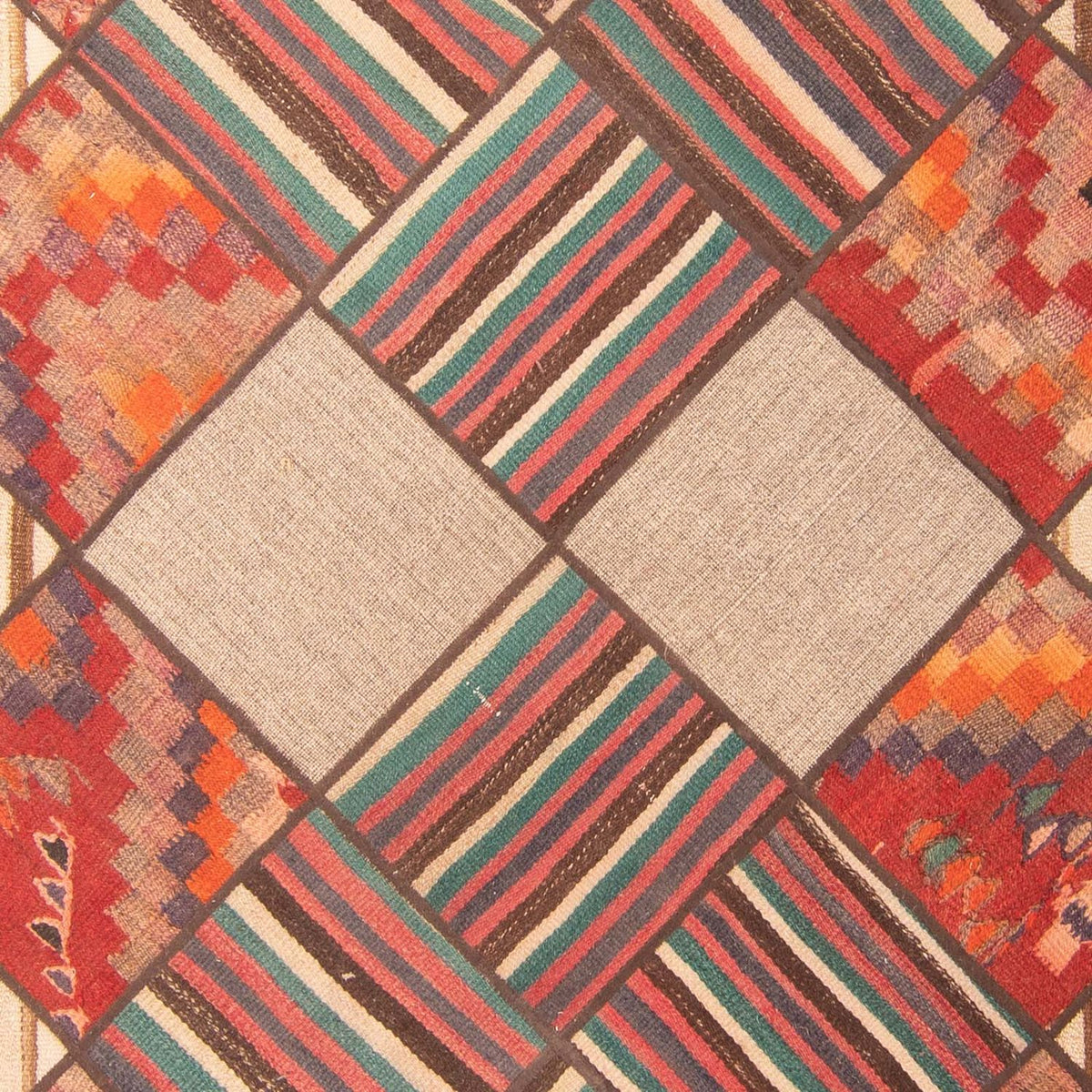 Patchwork tapijt - 200 x 150 cm - veelkleurig