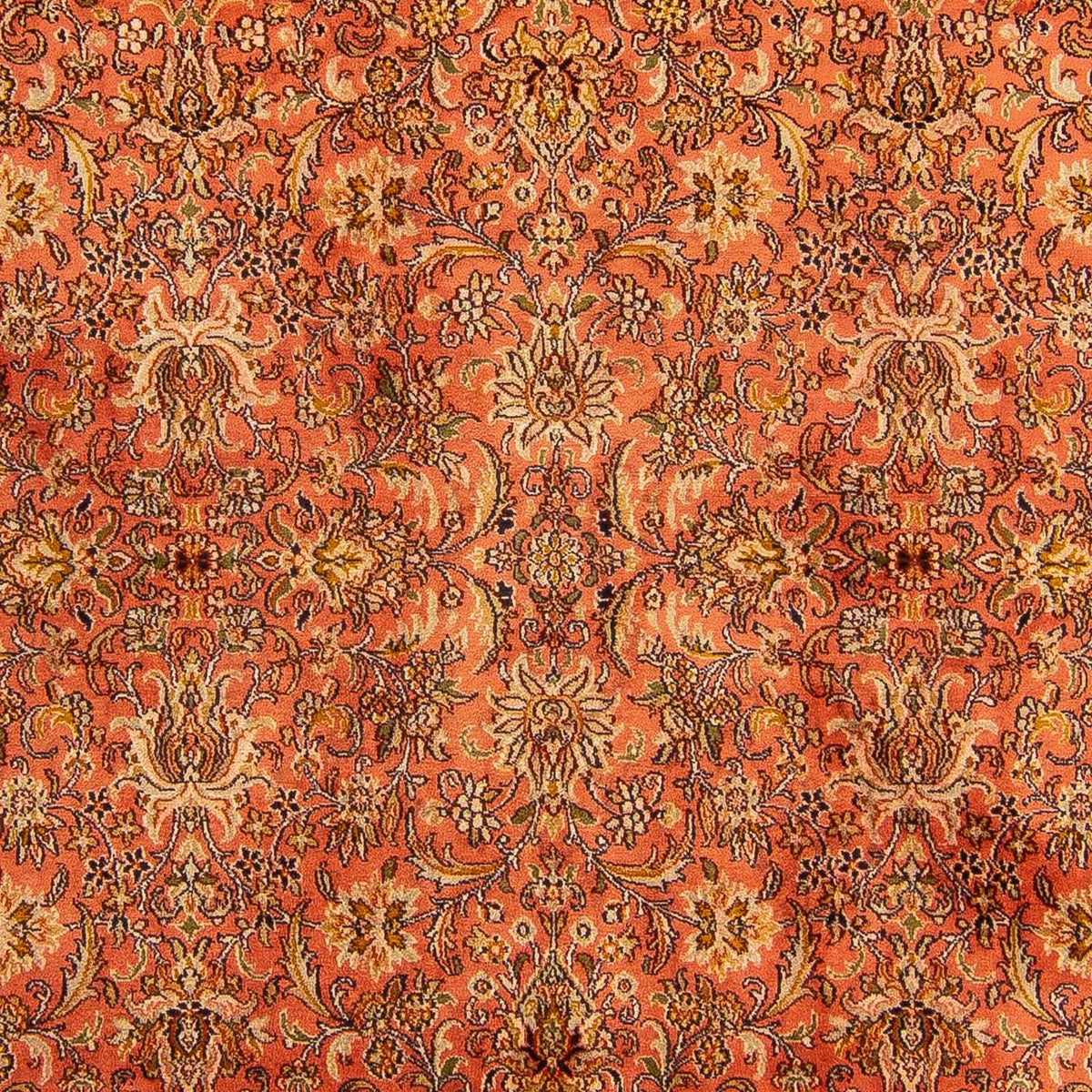 Zijden tapijt - Kashmir Silk - 276 x 187 cm - roest