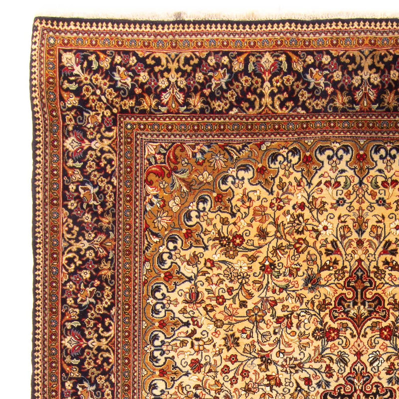 Perzisch tapijt - Ghom - 210 x 145 cm - beige