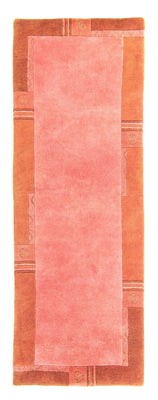Loper Nepal tapijt - 231 x 81 cm - roze
