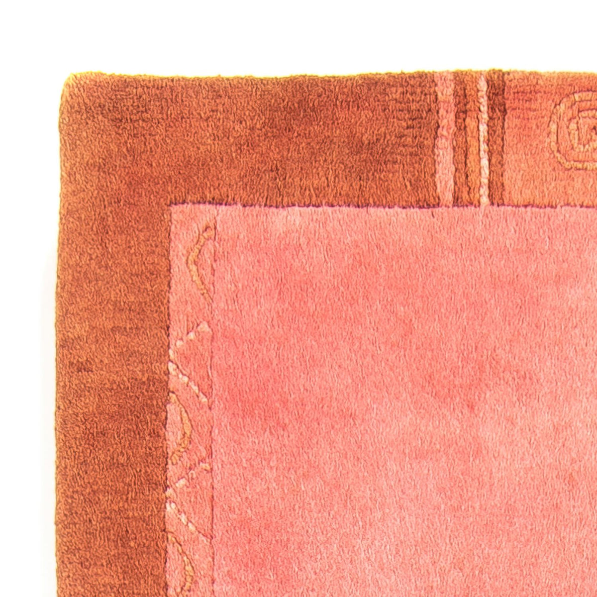 Loper Nepal tapijt - 231 x 81 cm - roze