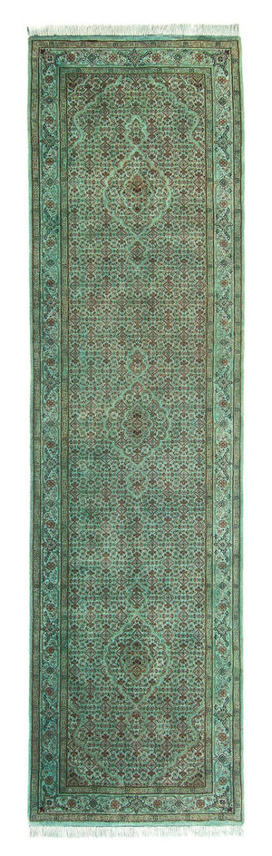 Loper Oosters tapijt - Tabriz - 305 x 84 cm - groen