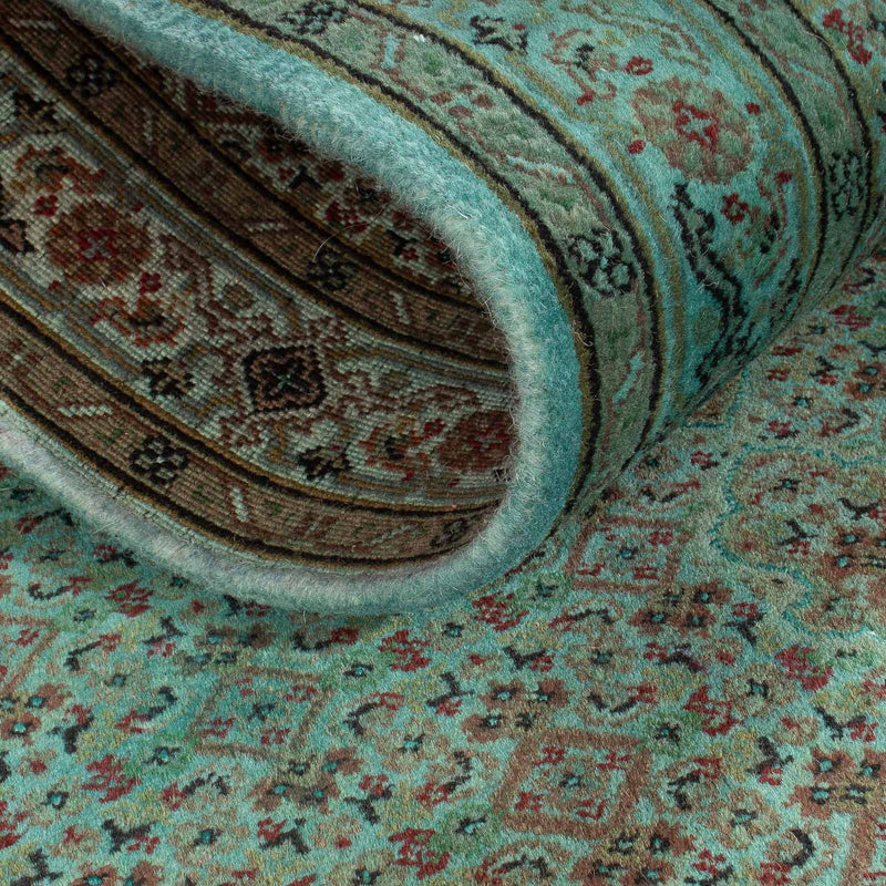 Loper Oosters tapijt - Tabriz - 305 x 84 cm - groen