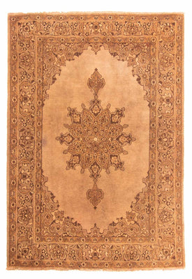 Afghaans tapijt - 213 x 150 cm - donker beige