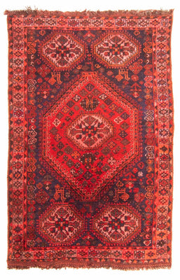 Perzisch Tapijt - Nomadisch - 189 x 139 cm - rood