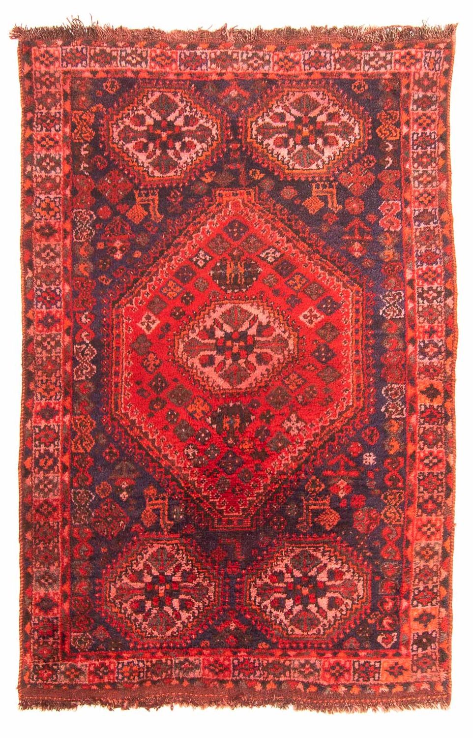 Perzisch Tapijt - Nomadisch - 189 x 139 cm - rood