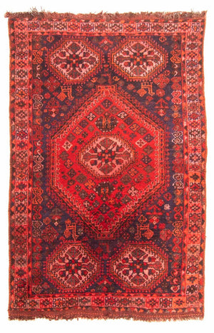 Perzisch Tapijt - Nomadisch - 189 x 139 cm - rood