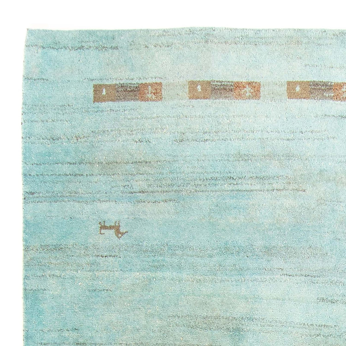 Gabbeh tapijt - Indus - 237 x 170 cm - lichtblauw