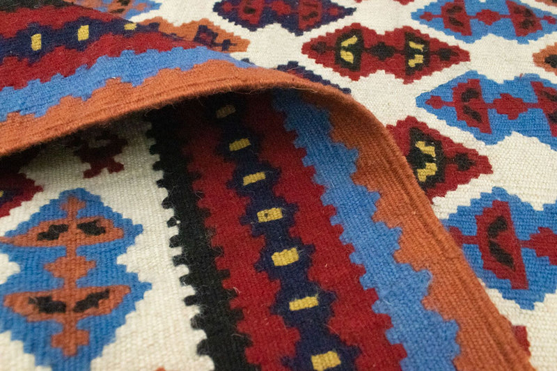 Kelim tapijt - Oud - 221 x 114 cm - beige