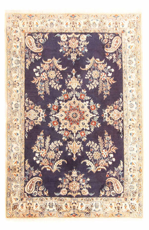Perzisch tapijt - Nain - Koninklijk - 197 x 129 cm - donkerblauw