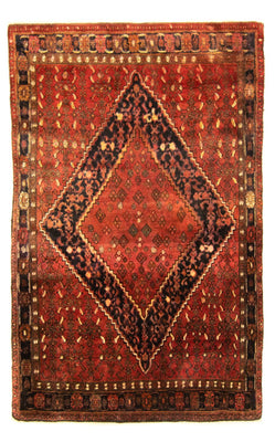 Perzisch tapijt - Bijar - 206 x 135 cm - oranje