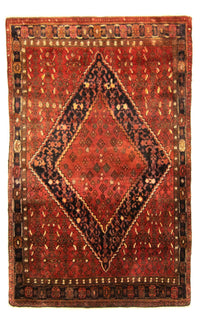 Perzisch tapijt - Bijar - 206 x 135 cm - oranje