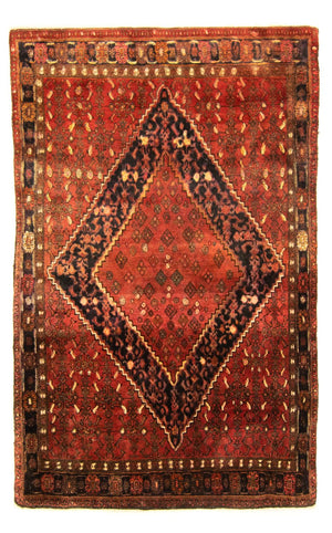 Perzisch tapijt - Bijar - 206 x 135 cm - oranje