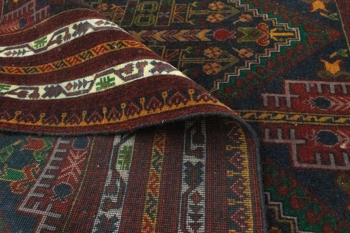 Afghaans tapijt - 140 x 100 cm - blauw