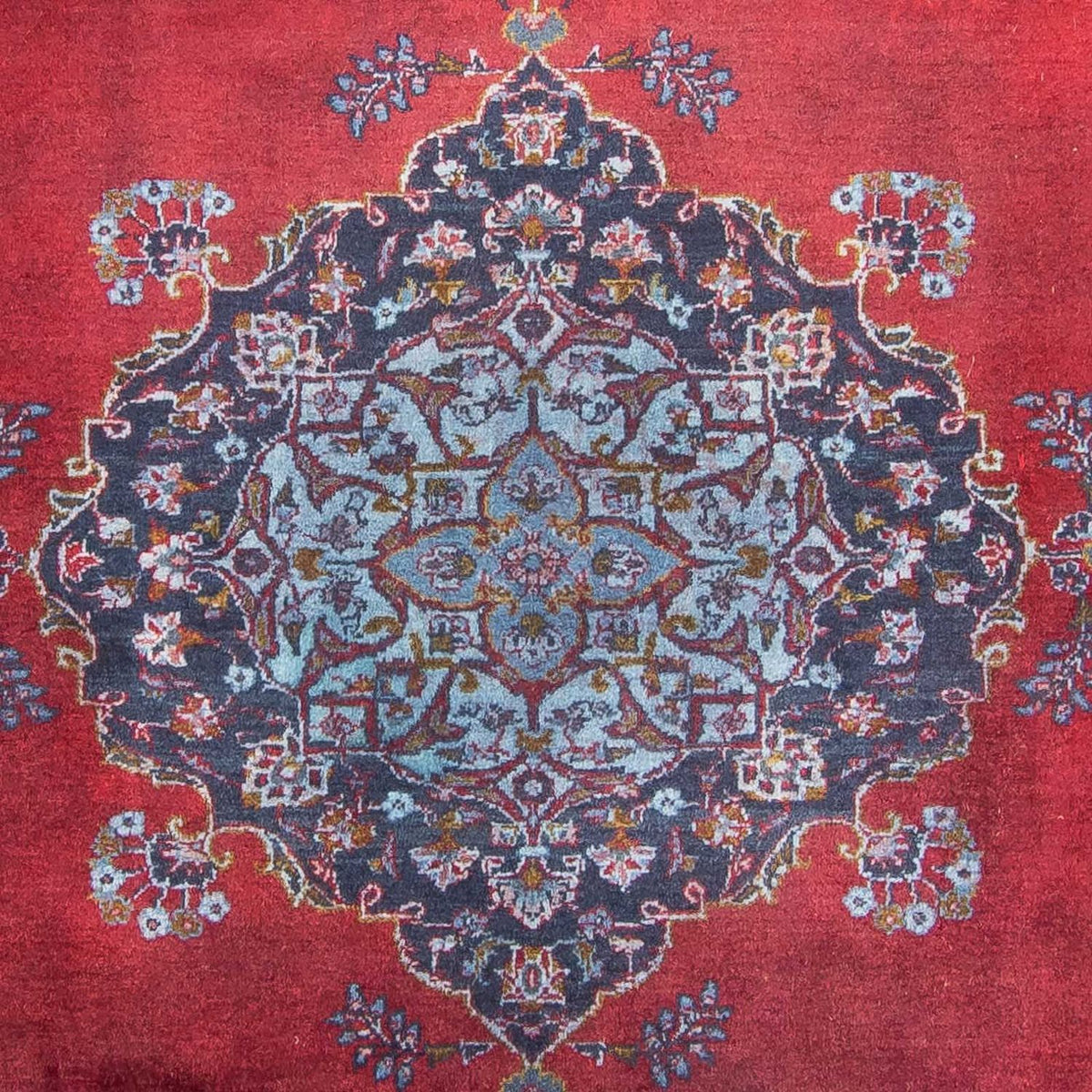 Perzisch tapijt - Keshan - 325 x 225 cm - donkerrood