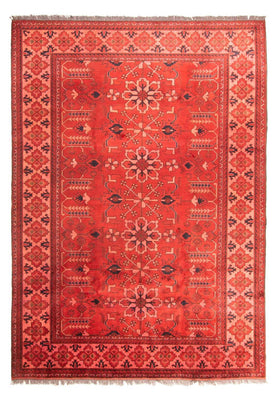 Afghaans tapijt - Hatshlu - 296 x 210 cm - donkerrood
