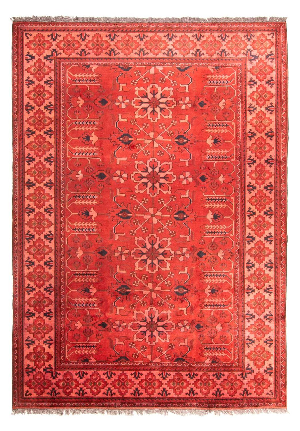 Afghaans tapijt - Hatshlu - 296 x 210 cm - donkerrood