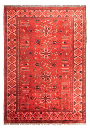 Afghaans tapijt - Hatshlu - 296 x 210 cm - donkerrood