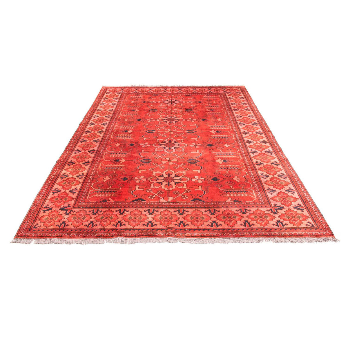 Afghaans tapijt - Hatshlu - 296 x 210 cm - donkerrood