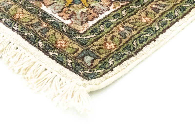 Zijden tapijt - Kashmir Silk - 217 x 153 cm - beige