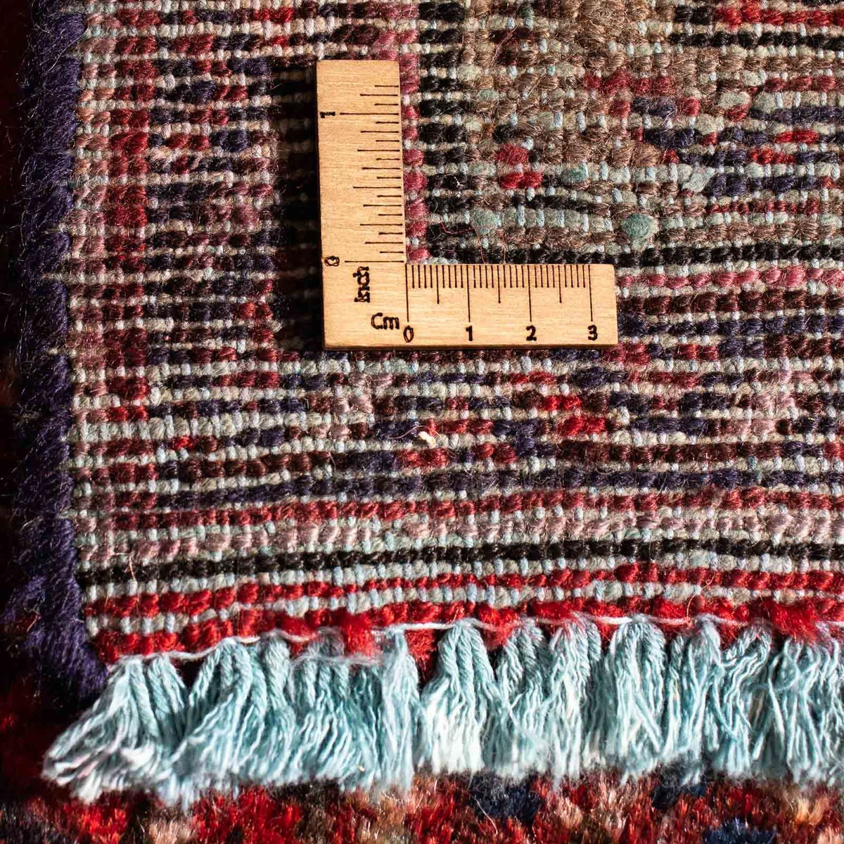 Perzisch Tapijt - Nomadisch vierkant  - 313 x 305 cm - donkerrood