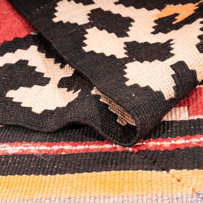 Loper Kelim tapijt - Oud - 295 x 160 cm - veelkleurig