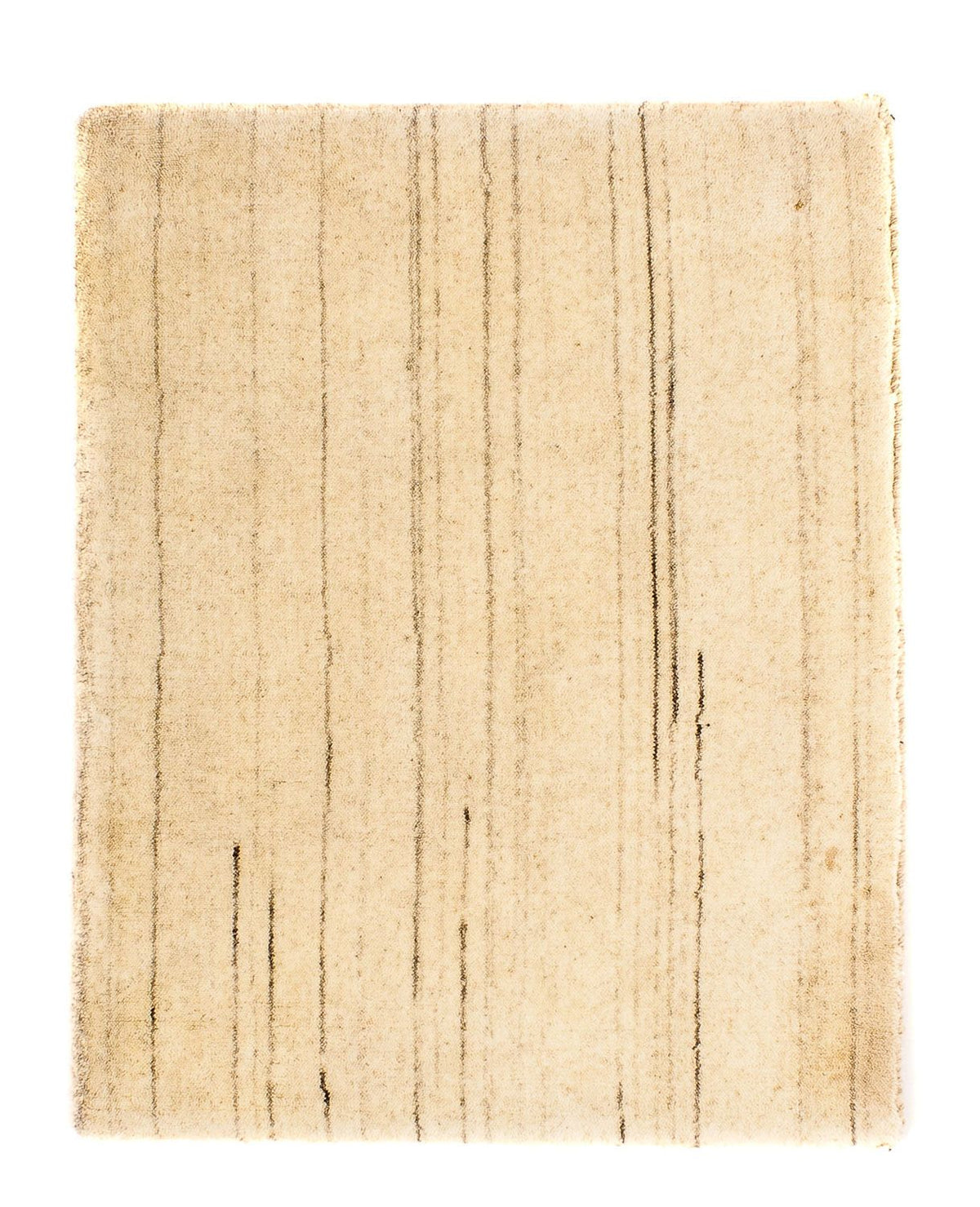 Gabbeh Tapijt - Zacht - 75 x 55 cm - beige