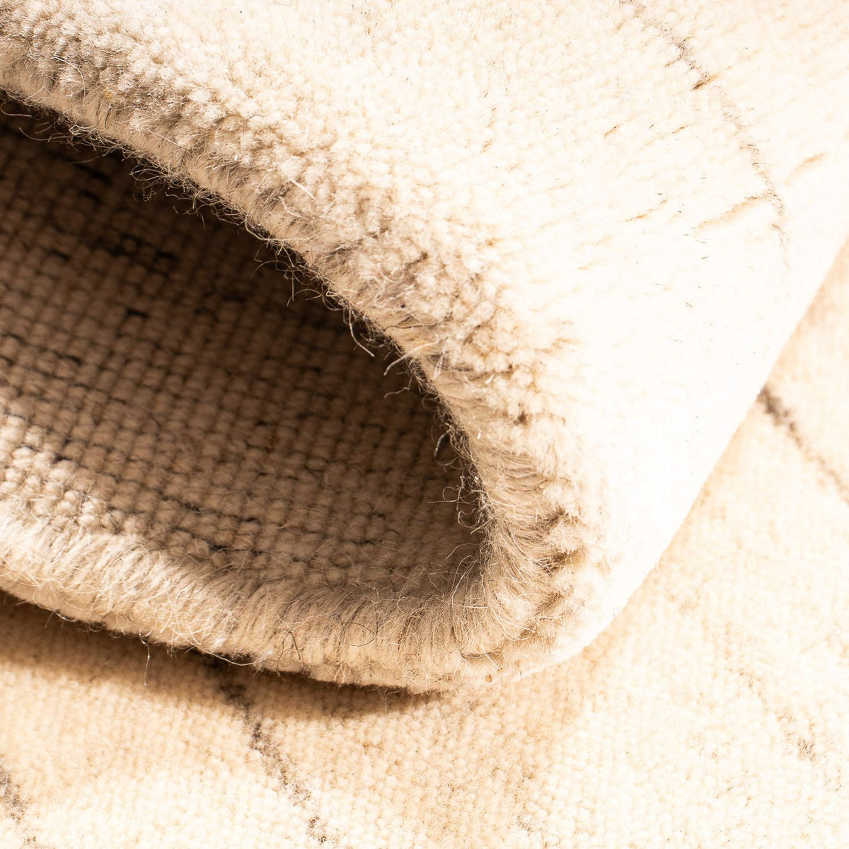 Gabbeh Tapijt - Zacht - 75 x 55 cm - beige